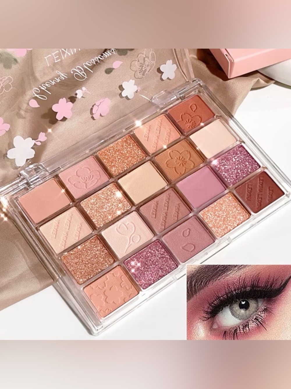 Target Pink & Peach 20-Color Eyeshadow Palette